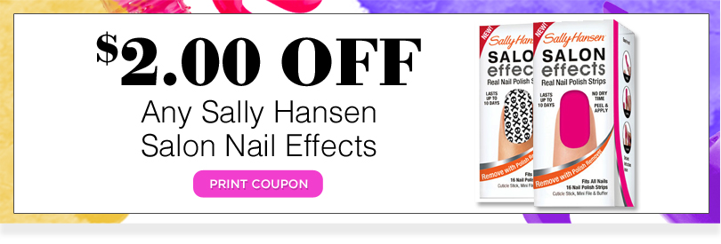 Sally Hansen nail coupon. Hurry on over to the Rite Aid Facebook page and