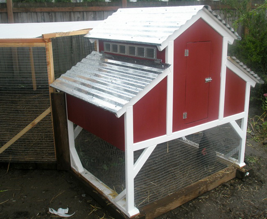 Red Barn Chicken Coops
