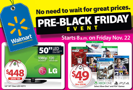 *LIVE!!!* Walmart Black Friday deals online (matching ...