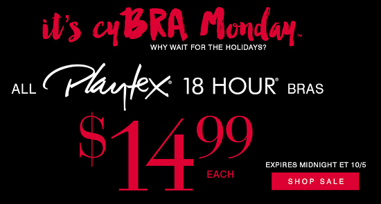 One Hanes Place and Just My Size â€“CyBRA Monday â€“ All Playtex 18 ...