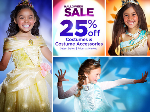 Disney Store â€“ Halloween Sale â€“ 25% off Costumes and Accessories ...