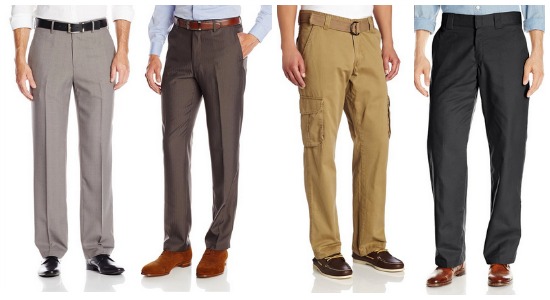 Amazon - Men's dress pants as low as 60% off, as low as $16.99