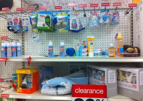 target baby section