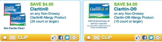 7/1 Claritin and 7/1 Zyrtec coupons coming plus some deal scenarios