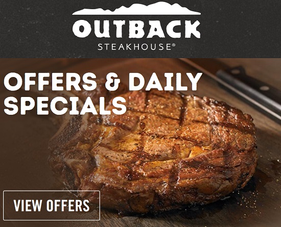 Outback Steakhouse - Sign up for Outback emails to get Special Offers