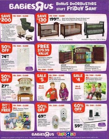 Babies R Us Black Friday deals - Lots of 50% off or better