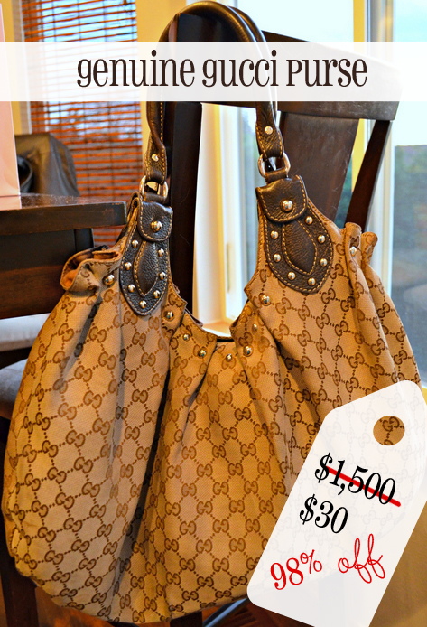 Kendra saves 98% off Gucci purse, pays $30 instead of $1500 {Secondhand Sunday}