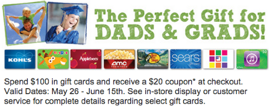 Albertsons Gift Card Promotion Fathers Day