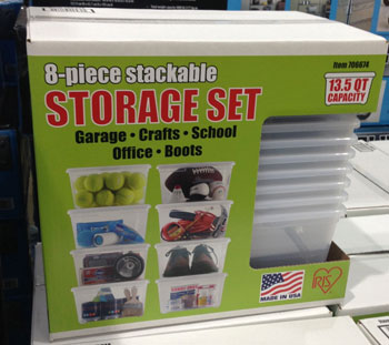Costco Storage Containers Shelves Organizing Bins Hangers On Sale