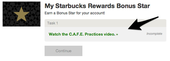 Starbucks Rewards Earn A Free Star