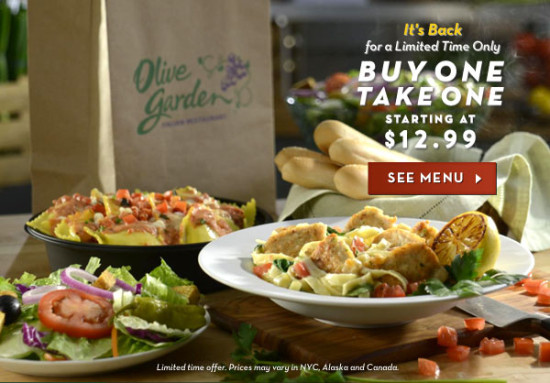 Olive Garden Save 10 Off 30 Or More