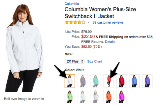 Columbia Womens Jacket Size Chart