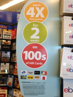 Qfc S 4x The Fuel Points On Gift Cards Is Back Now Through August 11th We Can Get Select If You Ed 20 Off