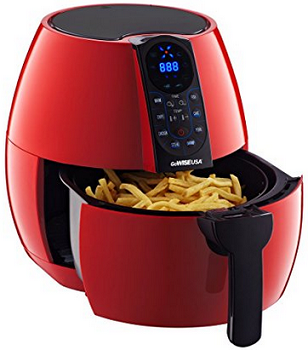 GW22639 GoWISE USA 3.7-Quart Programmable Air Fryer with 8 Cook Presets